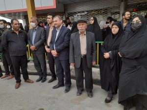 حضور جانانه پدر بزرگوار شهید والامقام عبدالمجید سرگلزایی در مراسم باشکوه راهپیمائی یومالله ۲۲بهمن و جشن بزرگ چهل و پنجمین سالگرد پیروزی شکوهمند انقلاب اسلامی