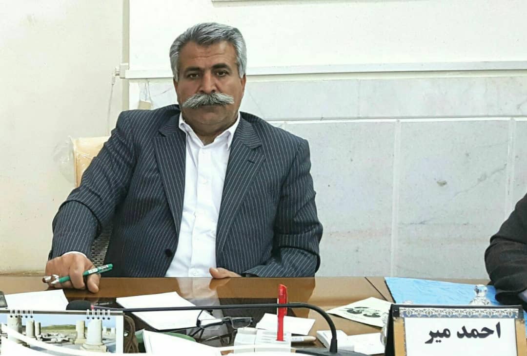 ابقاء احمد میر به عنوان رئیس شورای اسلامی شهر زابل برای یک سال دیگر