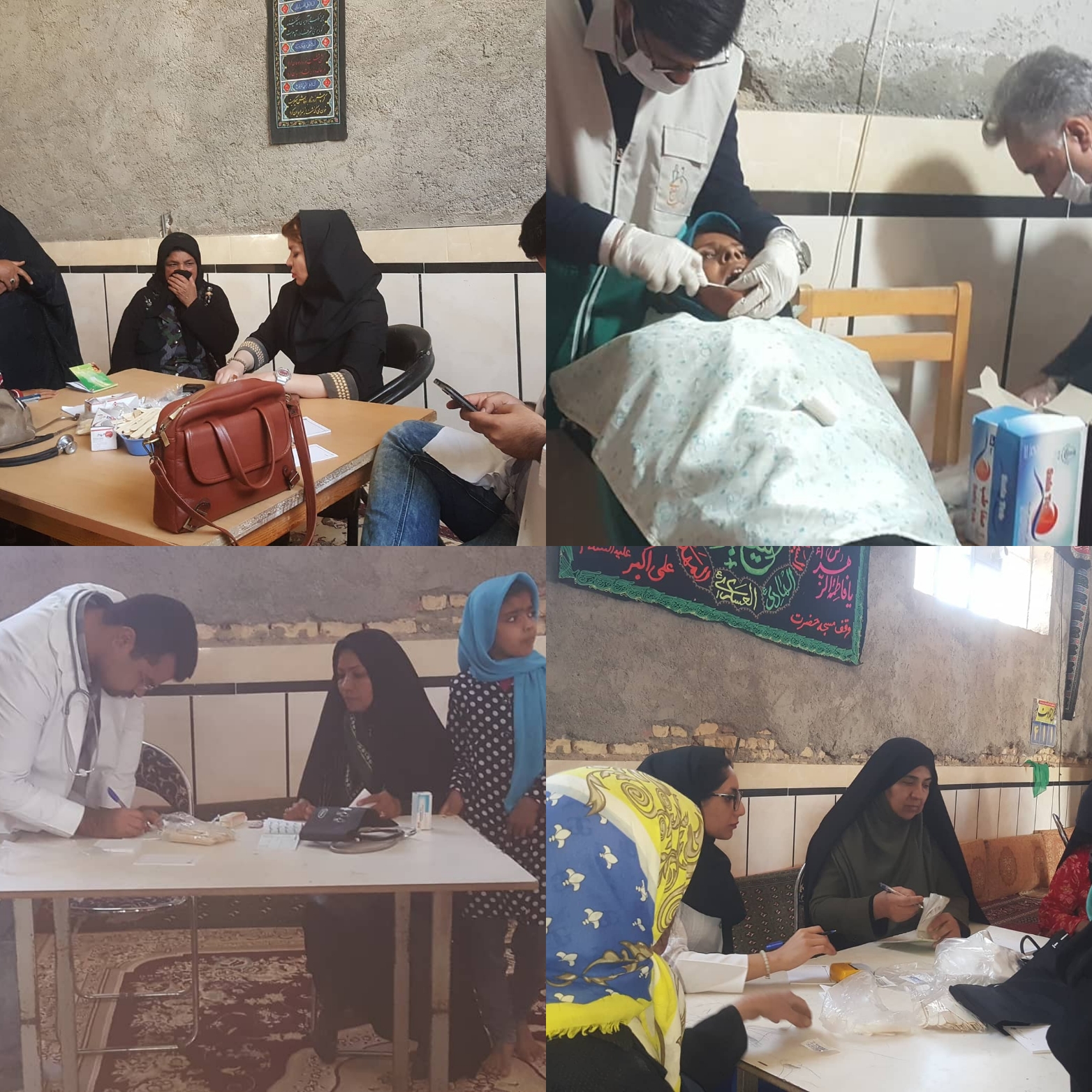پزشکان جهادی خادمیار سلامت رضوی، در روستای شیخ آباد زابل به مداوای بیماران پرداختند