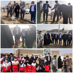 سنت حسنه غرس نهال در بخش کرباسک شهرستان زابل برگزار شد