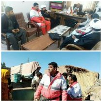 دیدار تیم امداد و نجات اعزامی شهرستان زابل با فرماندار شهرستان دلگان